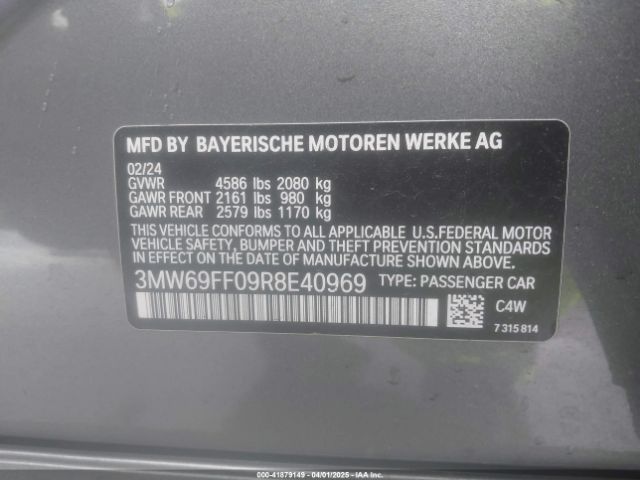 3MW69FF09R8E40969 BMW 3 Series 330i
