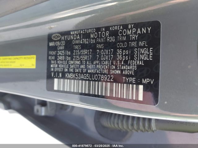KM8K53AG5LU078922 Hyundai Kona Electric Ultimate