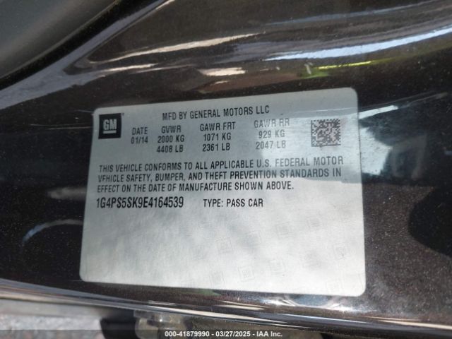 1G4PS5SK9E4164539 Buick Verano Leather Group