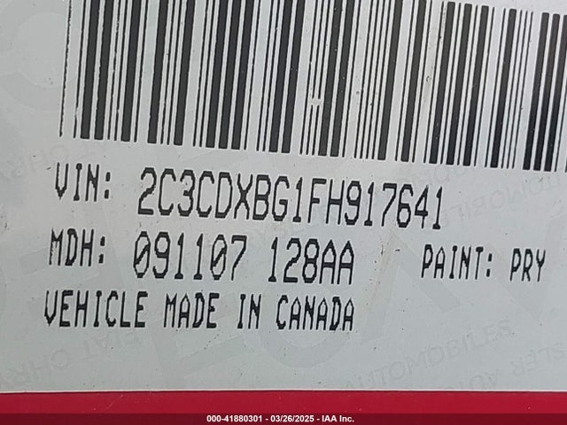 2C3CDXBG1FH917641 Dodge Charger Se