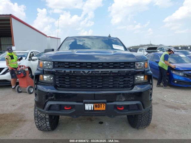 1GCPYCEF3MZ393743 Chevrolet Silverado 1500 4wd  Short Bed Custom Trail Boss