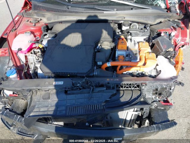 KMHLM4AJ6PU082220 Hyundai Elantra Hybrid Blue