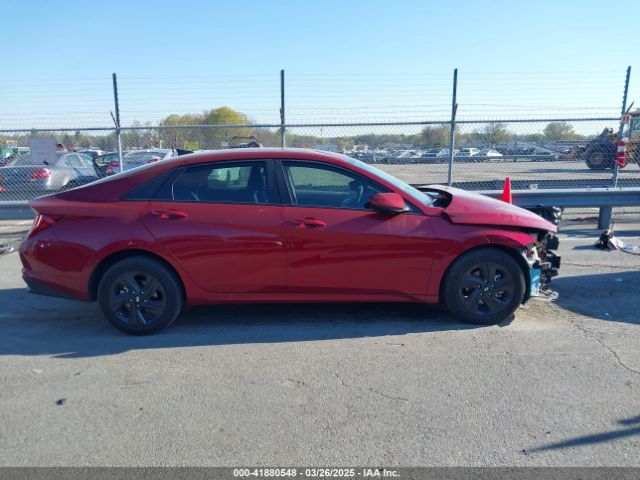 KMHLM4AJ6PU082220 Hyundai Elantra Hybrid Blue