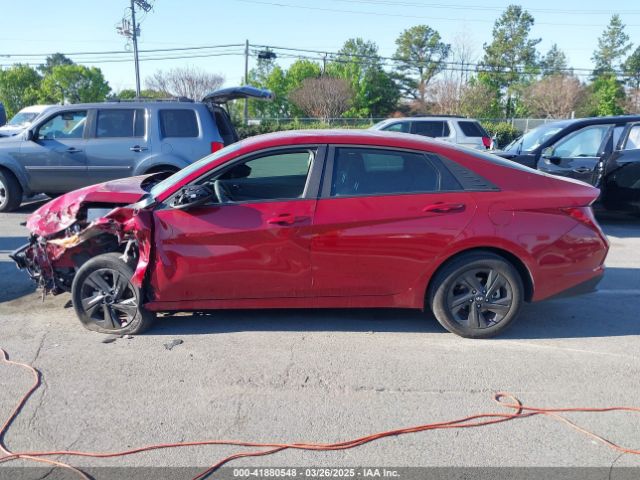 KMHLM4AJ6PU082220 Hyundai Elantra Hybrid Blue
