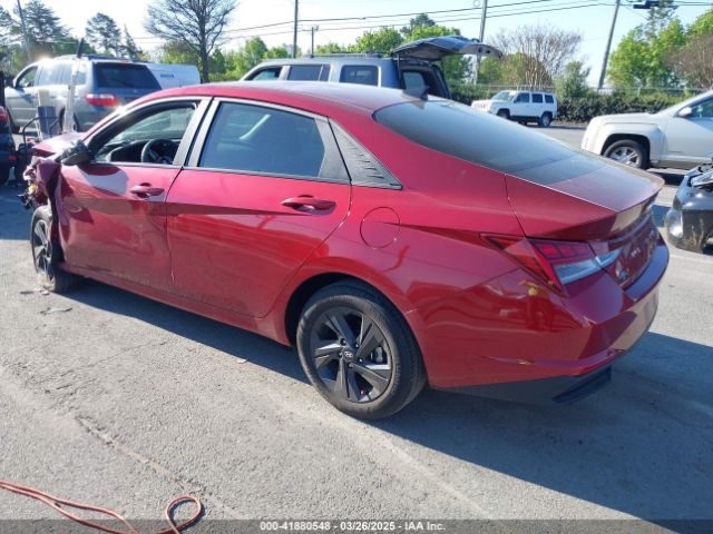 KMHLM4AJ6PU082220 Hyundai Elantra Hybrid Blue