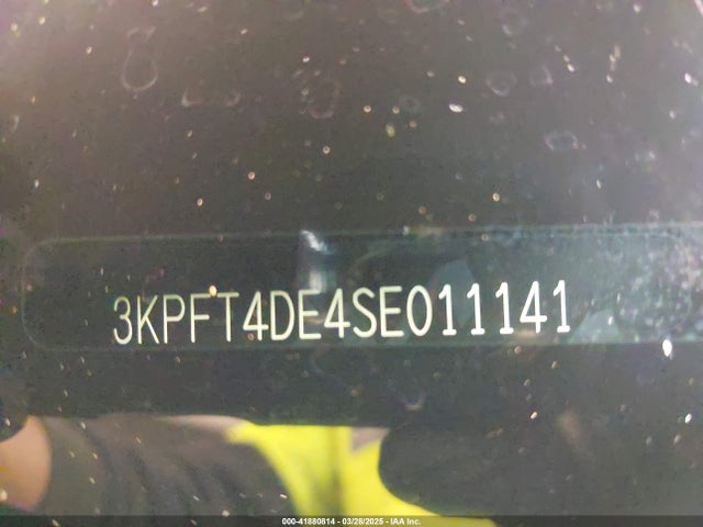 3KPFT4DE4SE011141 KIA K4 Lxs