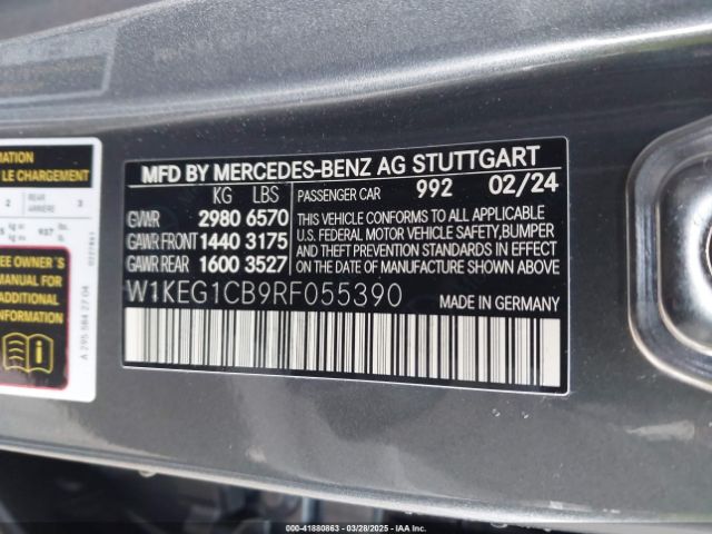 W1KEG1CB9RF055390 Mercedes-Benz Eqe Eqe 350