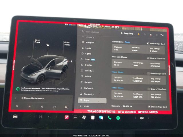 7SAYGDEF2PF757113 Tesla Model Y Performance Dual Motor All-wheel Drive