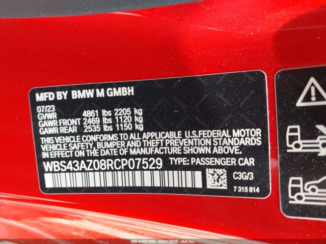WBS43AZ08RCP07529 BMW M4 Competition Xdrive