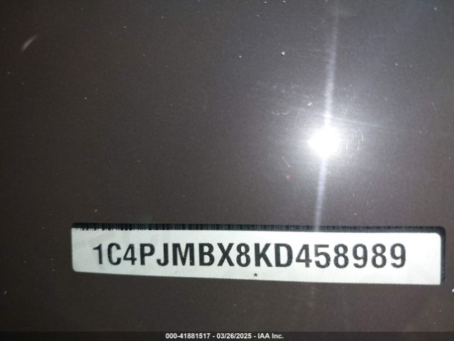 1C4PJMBX8KD458989 Jeep Cherokee Trailhawk 4x4