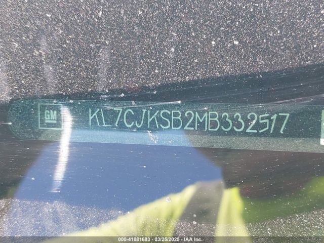 2021 CHEVROLET TRAX KL7CJKSB2MB332517 Photo 8