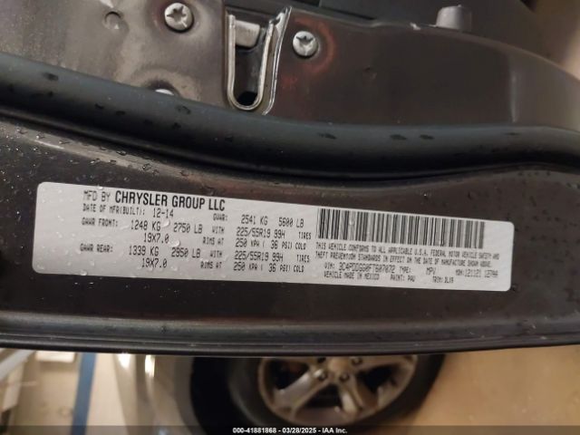 3C4PDDGG0FT607072 Dodge Journey Crossroad