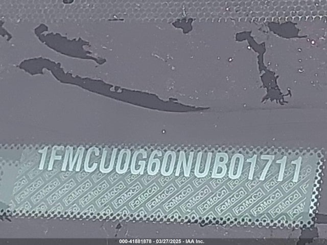 1FMCU0G60NUB01711 Ford ESCAPE SE