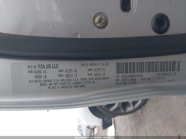 2019 DODGE CHALLENGER 2C3CDZAG9KH744703 Photo 8