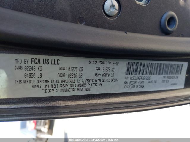 2C3CDZAG7KH616606 Dodge Challenger Sxt