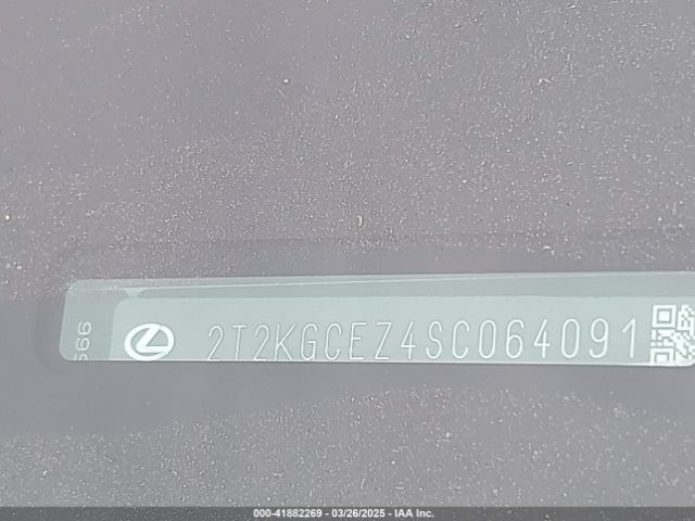 2T2KGCEZ4SC064091 Lexus Nx 350 F Sport Handling