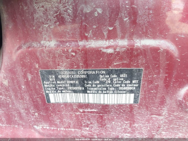 4S4BSAFC4J3352097 Subaru Outback 2.5i Premium