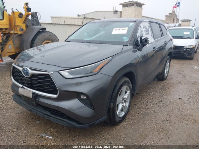 5TDZARAH6PS519655 Toyota Highlander Hybrid Le