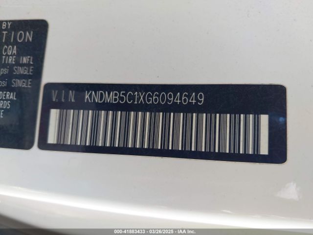 KNDMB5C1XG6094649 KIA SEDONA LX