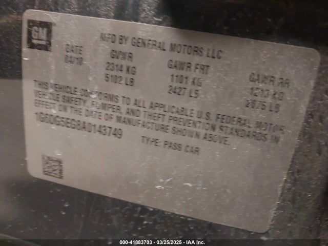 2010 CADILLAC CTS 1G6DG5EG8A0143749 Photo 8