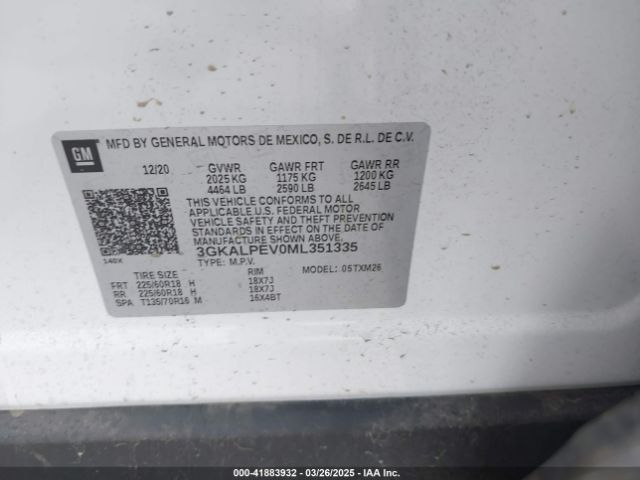 2021 GMC TERRAIN 3GKALPEV0ML351335 Photo 8