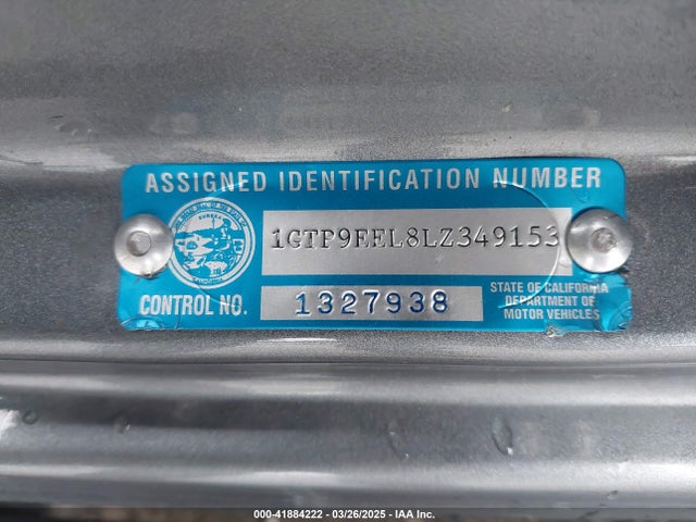 1GTP9EEL8LZ349153 GMC l87 - di dfm, alum, gen 5