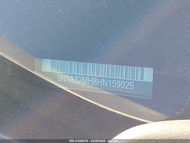 5N1AZ2MH8HN159025 Nissan MURANO SL