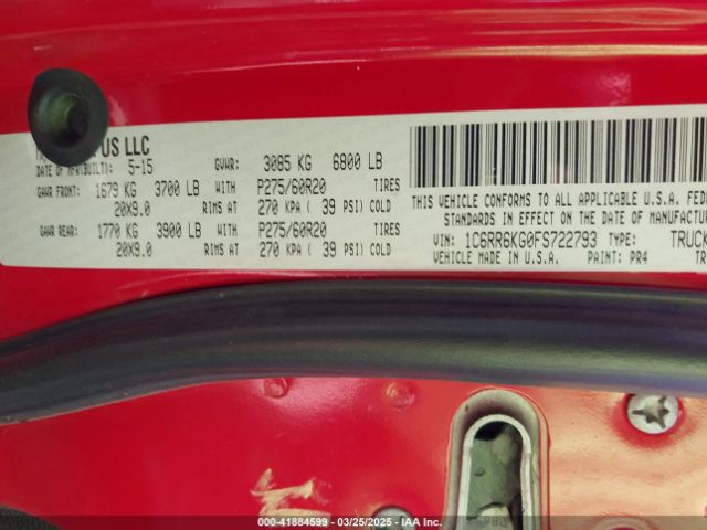 1C6RR6KG0FS722793 RAM 1500 Express