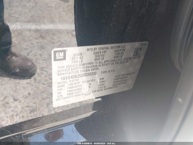 2016 CADILLAC ESCALADE 1GYS4CKJ5GR358330 Photo 8