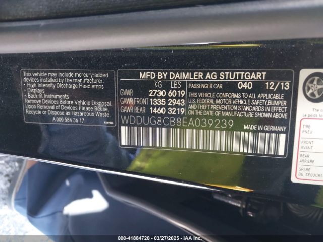 2014 MERCEDES-BENZ S 550 WDDUG8CB8EA039239 Photo 8