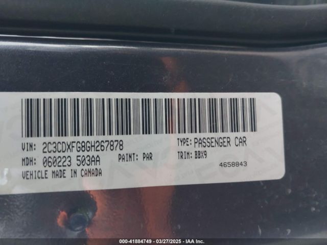 2C3CDXFG8GH267878 Dodge Charger Se
