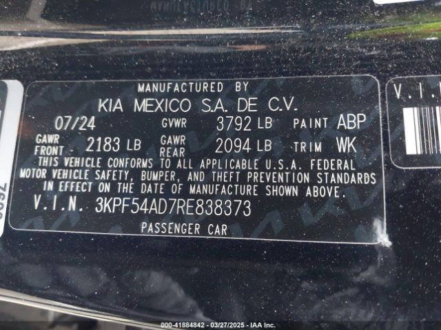 3KPF54AD7RE838373 KIA Forte Gt-line