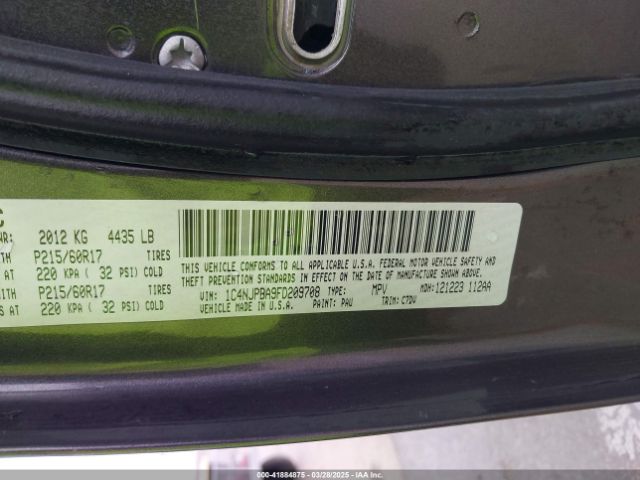 1C4NJPBA9FD209708 Jeep Patriot Altitude Edition