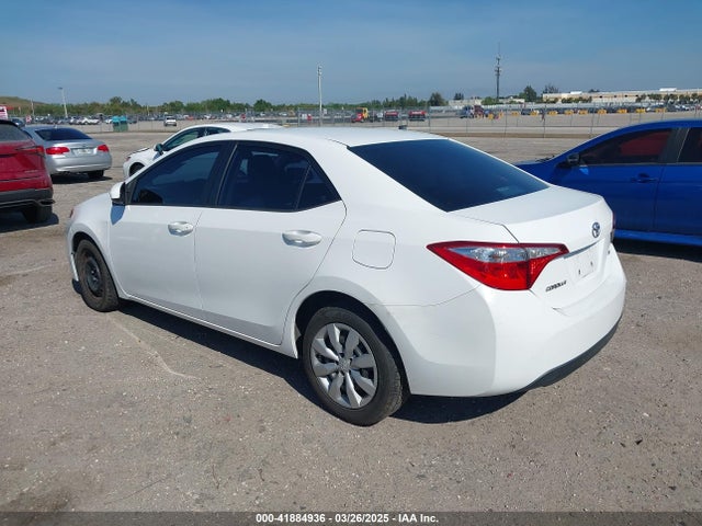 2T1BURHE1FC252615 Toyota COROLLA LE
