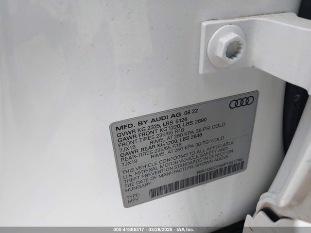 2023 AUDI Q3 WA1DECF36P1021746 Photo 8