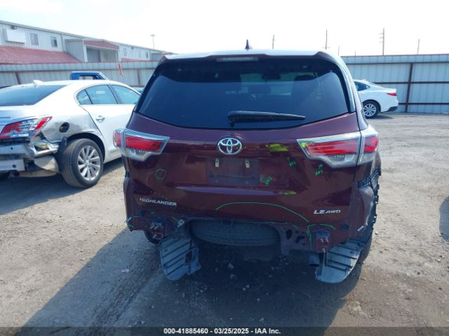 5TDBKRFH5GS338960 Toyota Highlander Le Plus V6