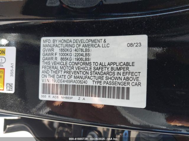 19UDE4H69RA008240 Acura Integra A-spec W/ Technology