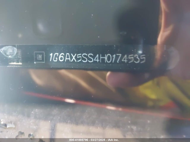 1G6AX5SS4H0174535 Cadillac CTS LUXURY