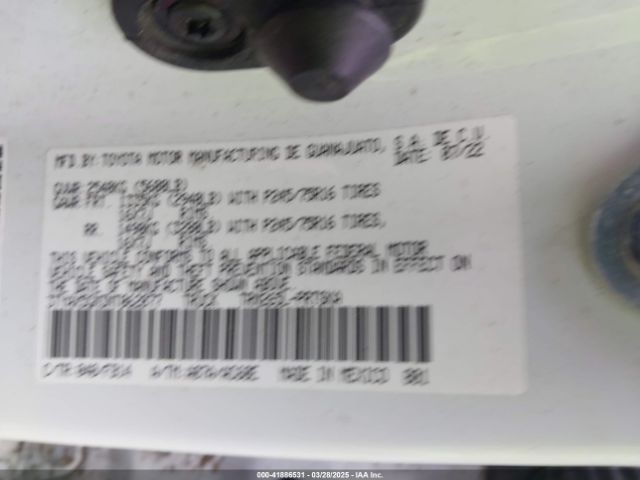 3TYAX5GN3NT062077 Toyota Tacoma Sr
