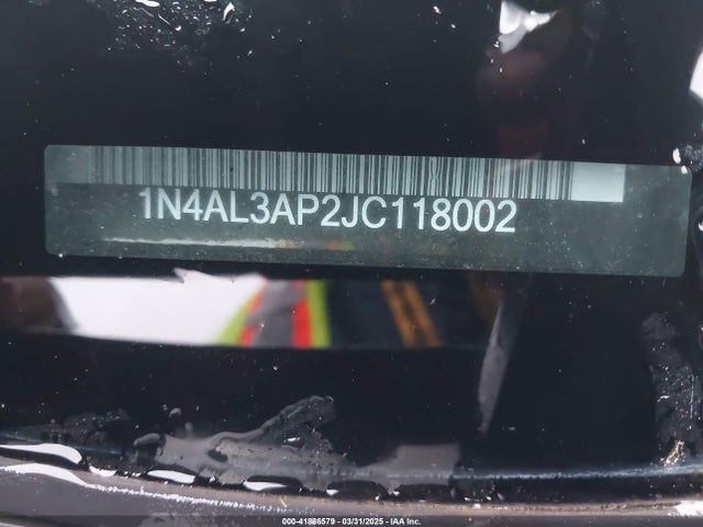 1N4AL3AP2JC118002 Nissan Altima 2.5 S