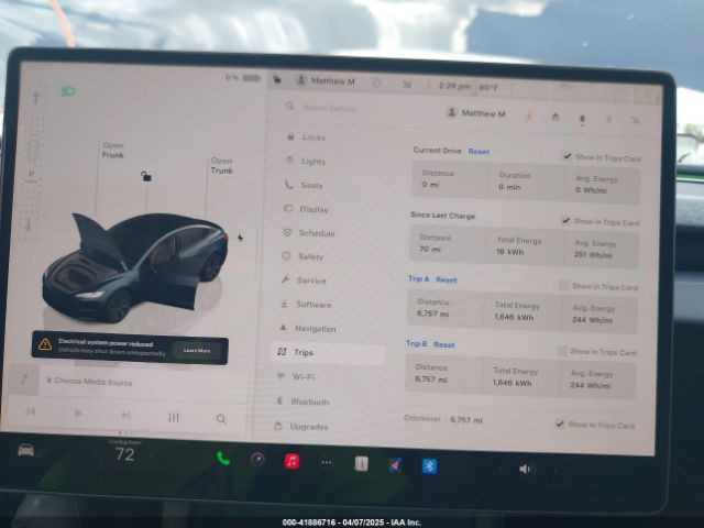 5YJ3E1EA9SF897555 Tesla Model 3 Long Range Rear-wheel Drive