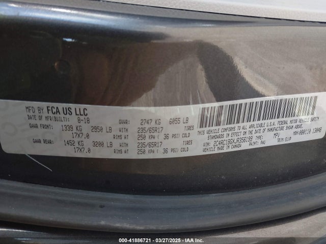 2C4RC1BGXJR356199 Chrysler Pacifica Touring L