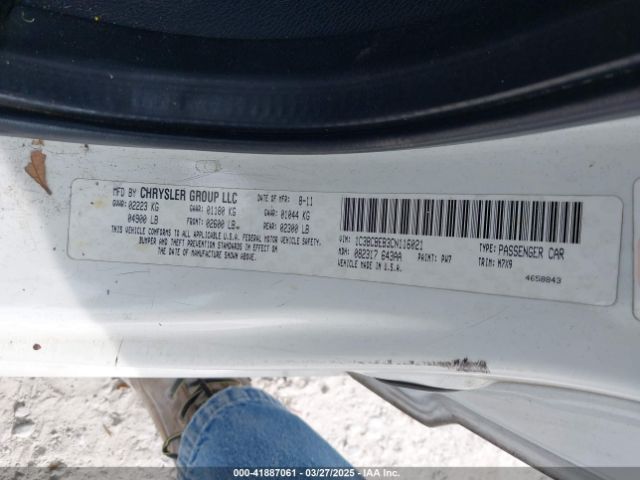 2012 CHRYSLER 200 1C3BCBEB3CN116021 Photo 8
