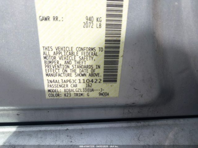 2018 NISSAN ALTIMA 1N4AL3AP6JC110422 Photo 8
