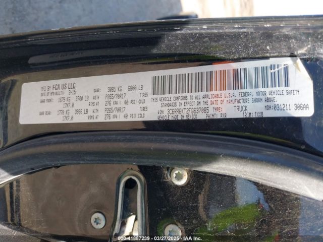 3C6RR6KT2FG637085 RAM 1500 Tradesman