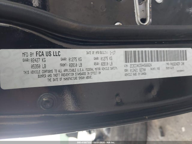 Chrysler 300c Awd 2017 2C3CCAKG5HH566624 Image 9