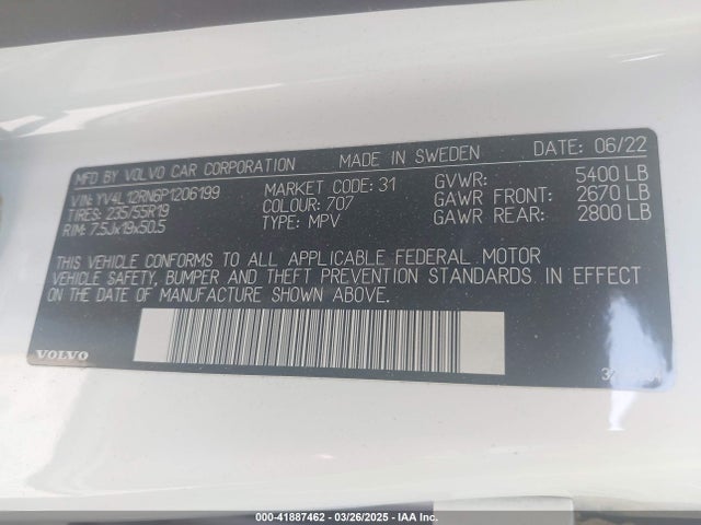 YV4L12RN6P1206199 Volvo Xc60 B5 Plus Bright Theme