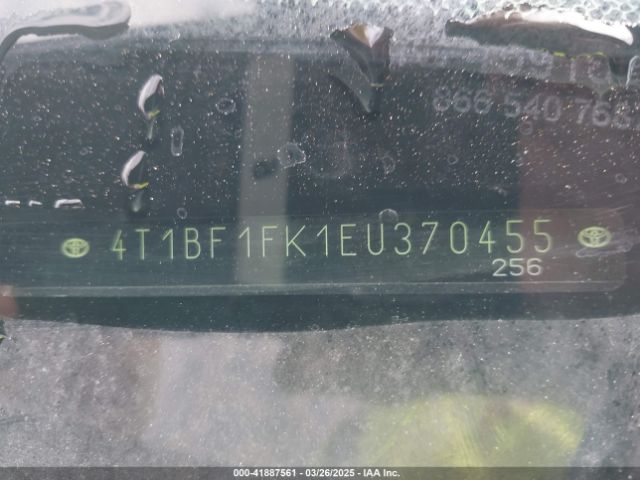 4T1BF1FK1EU370455 Toyota Camry Se Sport