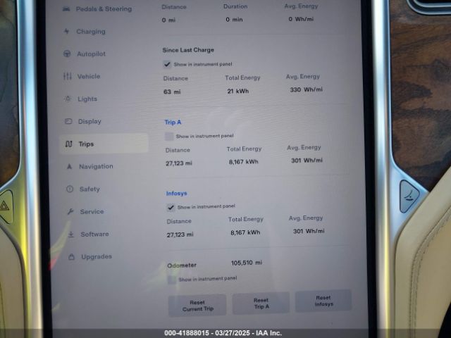 5YJSA1E19HF186227 Tesla Model S 60/75