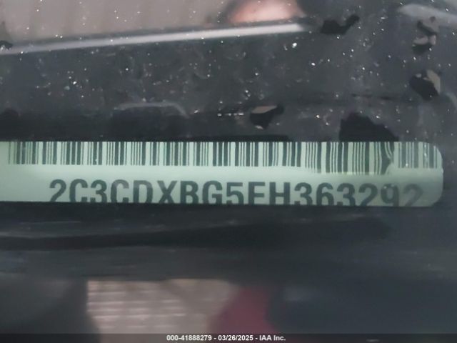 2C3CDXBG5EH363292 Dodge Charger Se